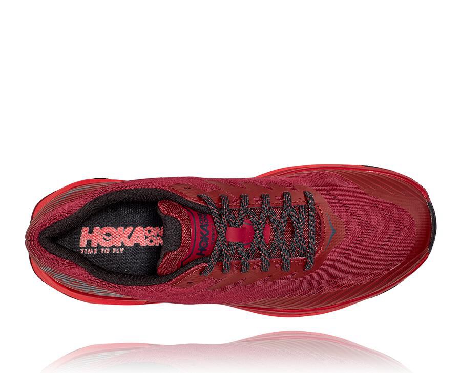 Trail Shoes Mens - Hoka One One Torrent 2 - Red - HMUPZYV-52